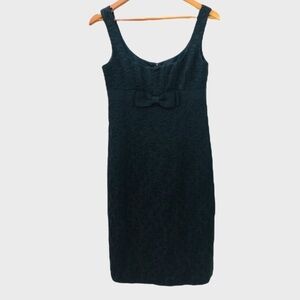 NANETTE Lepore embossed sheath dress with bow